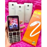 ราคา True 4G เครื่องพร้อมใช้งาน แถมฟรีสายชาร์จ มื อ ส อ ง มือถือปุ่มกดเครื่องใหญ่ ฟังก์ชั่นครบครัน หน้าจอ 2 4 Rom 512 MB Ram 256 MB รองรับเฉพาะซิมทรู (15019916061)