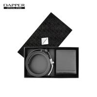 ราคา DAPPER กิ๊ฟเซ็ทกระเป๋าสตางค์และเข็มขัด ลาย DP Monogram สีดำ (15881516630)