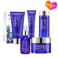 ราคา สินค้ามาแรง ดีลร้อนแรง BIOAQUA Wonder Blueberry Set เซรั่มบลู ครีมรอบดวงตา ครีมบำรุง โฟมล้างหน้า โทนเนอร์ น้ำตบ ชุดเซ็ต 5ชิ้น (3820874820)