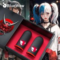 ราคา 5 2 Bluewow ที่สวมนิ้วเล่นเกมปีศาจน้อยคาร์บอนไฟเบอร์ความไวสูงตามที่กำหนดเองเหมาะสำหรับเกม PUBG MOBO หน้าจอสัมผัสเล่นเกมมือถือสวมใส่ (20536781436)