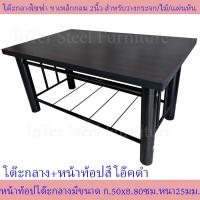 ราคา โต๊ะกลางโซฟา โต๊ะเหล็ก โครงเหล็ก ขาเหล็ก2นิ้ว เหมาะสำหรับวางกระจก ไม้ แผ่นหิน สีดำ (20253263666)