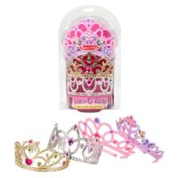 ราคา มงกุฎ4อัน รุ่น 8525 ที่คาดผม มงกุฏ 4 อัน Melissa Doug Dress up Tiaras รีวิวดีใน Amazon USA ทำจากพลาสติกอย่างดี สีไม่ซีด ของเล่น มาลิซ่า 3 8 ขวบ (494981)