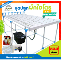 ราคา รางหนาพิเศษ ชุดปลูกผักไฮโดรโปนิกส์ รุ่น133ช่อง อุปกรณ์พร้อมปลูก Hydroponics kit set (16091308146)