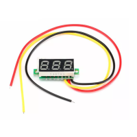 ราคา volt meter วัดโวลต์ เครื่องวัดแรงดันไฟฟ้า โวลต์มิเตอร์ จอแสดงผล Led 0 28 นิ้ว Dc 4 5V 100V 3 สาย DC 5 30V 2 สาย (16423850425)