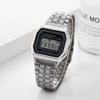 ราคา Hot Sale F91W Women LED Digital Sports Watches Luxury Top Brand Stainless Steel Life Waterproof Wrist Watches PK Casio (17197215726)