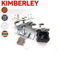 ราคา KIMBERLEY ล้อลูกปืนรางแขวน ล้อบานประตูเลื่อน ล้อรางเลื่อนลูกปืน ล้อบานอลูมิเนี่ยม NO 200 JAPAN QUALITY 1ชุด 1คู่ (483582721)