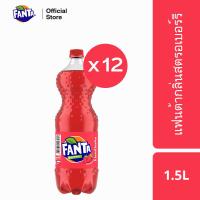 ราคา แฟนต้า น้ำอัดลม น้ำแดง 1 5 ลิตร 12 ขวด Fanta Soft Drink Strawberry Red 1 5L Pack 12 (3988968023)