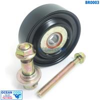ราคา ลูกรอก พร้อมน็อต สำหรับตั้ง สายพาน ดันนอก T415 3 BR0003 พร้อมลูกปืน AC Idler Pulley and Belt Tensioner ลูกรอกสายพาน ลูกรอกสายพานแอร์ (14842585610)
