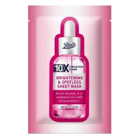 ราคา Boots 10X Concentrate Serum Brightening Spotless Sheet Mask 25ML บู๊ทส์ 10เอ็กซ์ คอนเซ็นเทรท ซีรั่ม ไบรท์เทนนิ่ง แอนด์ สปอตเลส ชีท มาส์ก 25มล (16609877510)