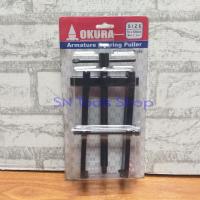 ราคา OKURA เหล็กดูดลูกปืนทุ่น 2 ขา ตัวดูดลูกปืนมอเตอร์ เหล็กดูดลูกปืน 2 ขา Armature Bearing Puller (10353154940)
