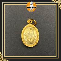 ราคา จี้ในหลวง รัชกาลที่ 9 สีทอง เลี่ยมกรอบชุบทอง 5 ไมครอน ชุบเศษทองเยาวราช ชุบทอง100 งานฝีมือจากช่างเยาวราช งานสวย คุณภาพดี (7682876923)
