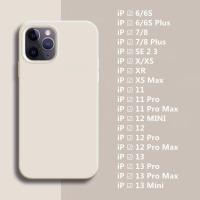 ราคา HOHO เคสสำหรับไอโฟน เคสซิลิโคน ใช้สำหรับ iPhone 6 6S 7 8 Plus SE X XR XS Max 11 12 13 14 Pro Max 14 Plus 12 13 Mini TPU liquid silicone case เคสซิริโคนกำมะหยี่ เคส เคสมือถือซิลิโคนเหลว (18852903224)
