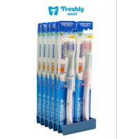 ราคา แปรงสีฟัน Freshly 575 แพ็ค 12 ด้าม ขนแปรง นุ่ม ราคา 9 บาท ด้าม (19952306159)