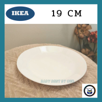 ราคา IKEA พร้อมส่ง จาน ชาม แก้วมัค สีขาว Plate Dish Bowl Oftast เข้าไมโครเวฟได้ ห่อกันกระแทกอย่างดี ห่อบับเบิลหนา (11795598474)