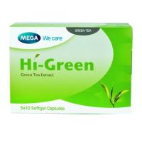 ราคา Mega We Care HI GREEN 30s ผลิตภัณฑ์เสริมอาหารชาเขียวสกัดเข้มข้น 1 กล่อง (20047195784)