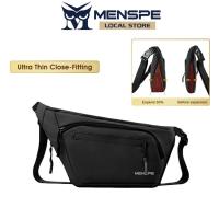 ราคา MENSPE กระเป๋าคาดเอว คาดอก สำหรับผู้ชาย กระเป๋าสะพายไหล่ผู้ชายแฟชั่น กระเป๋าสะพายข้าง กระเป๋าสะพายข้างกันน้ำ กระเป๋าสะพาย กระเป๋าสะพายข้างความจุขนาดใหญ่ กระเป๋า Sport Street ลำลองแบบเรียบง่าย กระเป๋าน