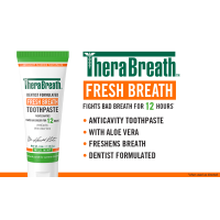 ราคา TheraBreath Fresh Breath Dentist Formulated 24 Hour Toothpaste Mild Mint 4 Ounce (20238480345)