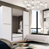 SB FURNITURE ตู้เสื้อผ้าบานเปิด 180 ซม. รุ่น RICCHI