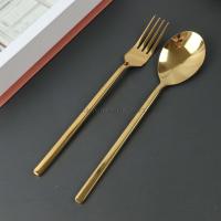 ราคา ช้อนส้อม ทานข้าว สีทอง สีโรสโกลด์และสีเงิน สีดำ สีไทเท สแตนเลส USA ราคาเดียว พร้อมส่ง (1309530101)