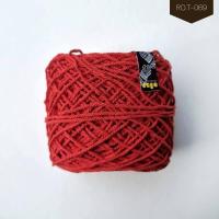 ราคา เชือกฟอกนิ่ม 4Ply โทนแดง ส้ม เชือกฟอก สำหรับถักกระเป๋า หมวก งานอยู่ทรง I ไหมพรมฟ้ามุ่ย Fahmui Yarn (19577194586)
