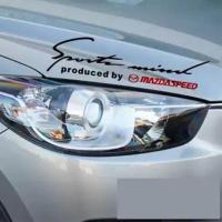 ราคา 1Pc Mazda ไวนิล Decal ไฟหน้ารถคิ้วกีฬาสติกเกอร์สำหรับ Mazda 2 3 6 8 CX5 CX7 CX9 CX 5 CX 7 RX 8 (15272093581)