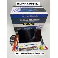 ราคา New จอแอนดรอย ALPHA COUSTIC รุ่น T5 1K จอคมชัดกว่าเดิม จอ 9นิ้ว 10นิ้ว แยก2หน้าจอได้ ขอบจอบางขึ้นได้จอใหญ่ขึ้น Android12 Ram2 Rom32 CPU8core (20352409776)