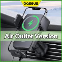 ราคา Baseus Car Mount Qi 15W Wireless Phone Charger Auto Alignment Holder Fast Charging Bracket For Car Dashboard Windscreen Suction (20670945676)