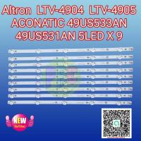 ราคา หลอดเเบล็คไลท์ทีวี altron LTV 4904 LTV 4905 aconatic 49US533AN 49US531AN 5LED X 9 แถว อะไหล่ทีวี หลอดเเบล็คไลท์ทีวี หลอดLED (20560442836)