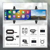 ราคา Asawin กระจก CM11 In กระจก Carplay สำหรับรถ4K ด้านหน้าและด้านหลัง Wifi รถยนต์ไร้สายสเตอริโอ 10 26นิ้วหน้าจอสัมผัส (19692258975)