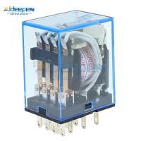 ราคา Aideepen รีเลย์ MY4NJ DC 12V 24V AC 110V 220V รีเลย์14ขา MY4NJ MY4สวิตช์รีเลย์ขนาดเล็กพร้อมฐาน (17356197554)