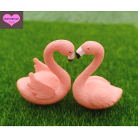 ราคา ตุ๊กตาจิ๋ว ตุ๊กตานก นกฟามิงโก้ ตุ๊กตาแต่งสวน ตุ๊กตาแต่งบ้าน จัดสวนจิ๋ว ของจิ๋ว จัดสวดถาด ราคาต่อ 1 คู่ (17341007608)