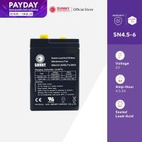 ราคา ซื้อ 2 แถม 1 SUNNY เเบตเตอรี่เเห้ง SLA 6V 4 5Ah รุ่น SN4 5 6 Battery Sealed Lead Acid เหมาะสำหรับไฟสำรองฉุกเฉิน UPS ระบบเตือนภัย (20698281293)