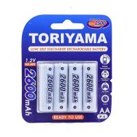 ราคา ถ่านชาร์จ Toriyama AA 2600mAh Ni Mh แพ็ค 4 ก้อน (741184093)