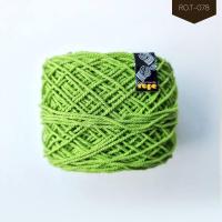 ราคา เชือกฟอกนิ่ม 4Ply โทนเขียว เชือกฟอก สำหรับถักกระเป๋า หมวก งานอยู่ทรง I ไหมพรมฟ้ามุ่ย Fahmui Yarn (19577251828)