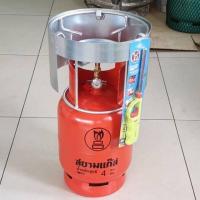 ราคา ถังแก๊สเปล่า ปิคนิค 4 กก ครบชุด พร้อมหัวเตา บังลม ยี่ห้อ สยามแก๊ส แถมฟรี ปืนจุด ไม่รวมแก๊ส สามารถนำไปเติมแก๊ส แล้วใช้งานได้ (9011343944)