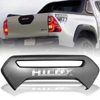 ราคา ครอบมือเปิดท้ายกระบะ เว้ารูไฟเบรค ใหญ่ รุ่น โตโยต้า ไฮลักซ์ รีโว่ ร็อคโค่ TOYOTA HILUX REVO ROCCO ปี 2020 2022 สีดำด้าน โลโก้ HILUX สีโครเมี่ยม 1 ชิ้น (15942392270)