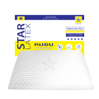 ราคา starlatex หมอนยางพารา แท้ ยางฉีด รุ่น Standard ทรงมาตรฐาน นอนสบาย ป้องกันเเบคทีเรียและไรฝุ่น หุ้มผ้า Cotton ซิปซ่อน ถอดซักได้ (2422070542)