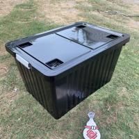 ราคา กล่องพลาสติก มีล้อ สีดำ ขนาด 65 ลิตร ลังพลาสติก ใบใหญ่ กล่องเก็บของ กล่องเก็บของพลาสติก กล่องพลาสติก กล่องเก็บของเอนกประสงค์ (20164666602)