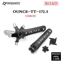ราคา PROWHEEL 110BCD ชุดขาจานและใบจาน Road Bike ขายาว 172 5 mm ขนาดฟันใบจาน 50 34 กดสั่งซื้อแยกระหว่างขาจานและใบจาน (19352743367)
