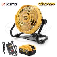 ราคา DELTON พัดลมไร้สาย พัดลม 12 นิ้ว 2 ระบบ AC DC ปรับได้ 4 สปีด Cordless Fan พัดลมแบตเตอรี่ พัดลมพกพา สำหรับ แบตเตอรี่ Power Share BL Series รุ่น FN 12INCH (20478053073)