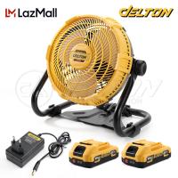 ราคา DELTON พัดลมไร้สาย พัดลม 12 นิ้ว 2 ระบบ AC DC ปรับได้ 4 สปีด Cordless Fan พัดลมแบตเตอรี่ พัดลมพกพา สำหรับ แบตเตอรี่ Power Share BL Series รุ่น FN 12INCH (20478053072)