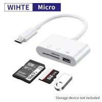 ราคา HIPHI มัลติฟังก์ชั่น อะแดปเตอร์ OTG สามในหนึ่งเดียว Type c micro โทรศัพท์มือถือ การ์ดหน่วยความจ2 0 USB SD TF card reader การ์ดรีดเดอร์ sd card reader ตัวอ่านเมม (20467204080)