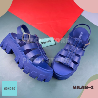 ราคา Monobo รองเท้ารัดข้อผู้หญิงส้นสูง 2 นิ้ว รุ่น Milan 2 5 8 (20285240137)