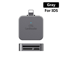 ราคา Actual 2 in 1 SD TF Card Reader Plug and Play Mobile Phone External Card Reader Data Converter for iPhone Micro Type C Mobile Phone Tablet PC Camera OTG Memory Card Adapter (20221015713)