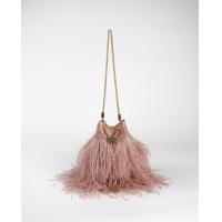 ราคา กระเป๋าสะพาย ขนนกกระจอกเทศ Quinn Ostrich Feather Bag (20563558767)
