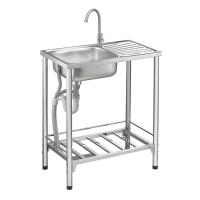 ราคา MEX รุ่น PST75 อ่างล้างจานพร้อมขาตั้ง 1 หลุม 1 ที่พัก ขนาด 75 x 43 ซม สเตนเลส สตีล AISI 201 (13751885805)