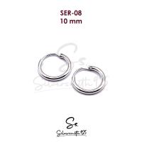 ราคา ต่างหูห่วงกลม ต่างหูกลม ต่างหูเงินแท้ 92 5 ต่างหูเงินห่วงแบบกลม (14617642239)