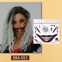 ราคา Halloween Tattoo Stickers DIY Party Terror Bloody Scar Wound Waterproof Lasting Realistic Stickers Body Makeup Decoration Tattoo Stickers (20113401613)