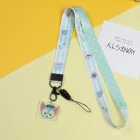 ราคา พร้อมส่ง สายคล้องคอ สายห้อยบัตร สายคล้องโทรศัพท์มือถือ สายคล้องบัตรลายการ์ตูน ลาย Sanrio ซานริโอ้ (14965855698)