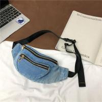 ราคา สไตล์ญี่ปุ่น Denim กระเป๋า2022 Denim กางเกงยีนส์กระเป๋าผู้หญิง Man Cross Body กระเป๋าแฟชั่นขายกีฬาขี่จักรยานวิ่ง Fanny Pack กางเกงยีนส์สลิงกระเป๋า (15431238395)